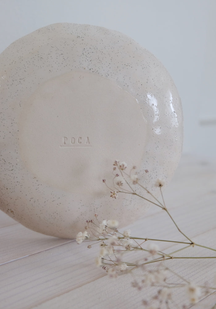 Poca Ceramics Sand-vadin pohja – käsinvalmistettu keramiikka, halkaisija 14 cm, Alankomaat