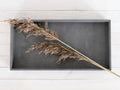 Antrasiitinvärinen keinonahkatarjotin Sting – 38×19×3,5 cm, himmeä pinta