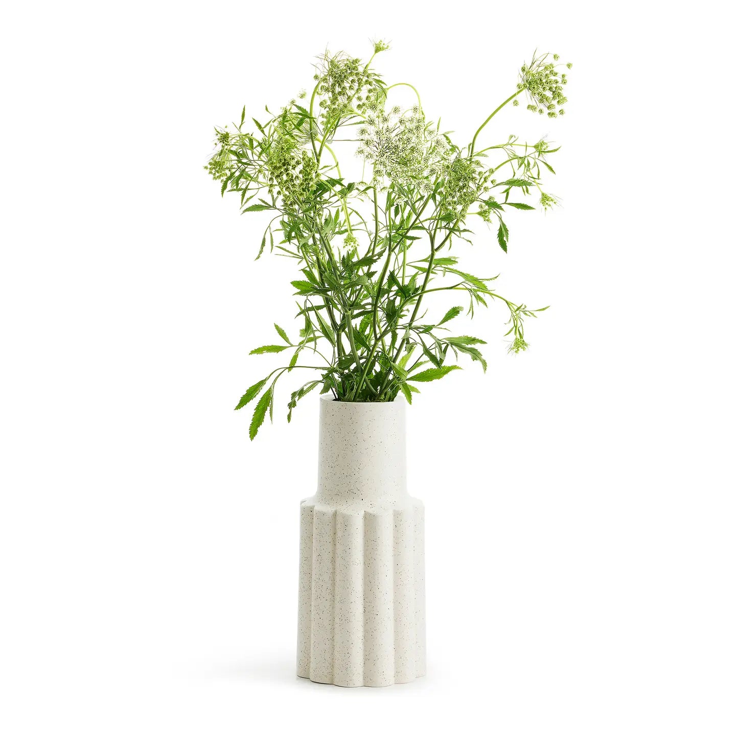 Maljakko korkea keraaminen veistoksellinen