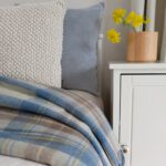 Torkkupeitto ruudullinen tartan villaa