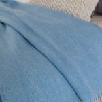 Torkkupeitto sininen villaa