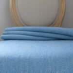 Torkkupeitto sininen villaa